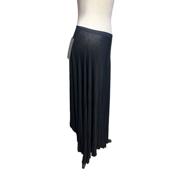 Bia Miro' NWT Black Cheesecloth Sheer Skirt High Low Size 2 - Picture 3 of 6